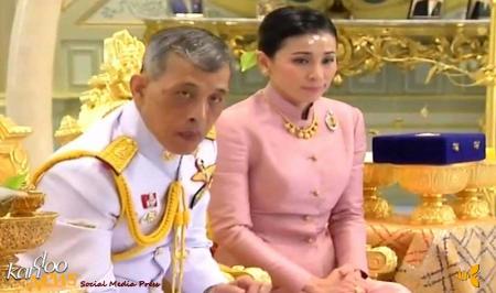 ازدواج پادشاه تایلند با محافظ شخصی‌اش نقل محافل شد (ویدئو)