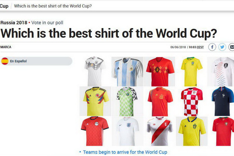 کدام کشور بهترین لباس جام جهانی را دارد؟