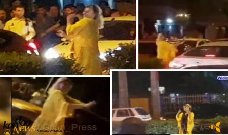 ماجرای جنجالی رقص زن مست در گلسار رشت (ویدئو)