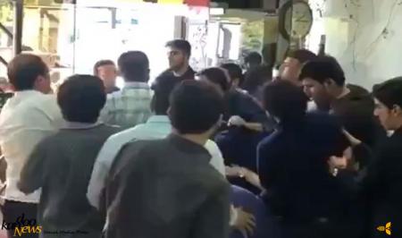 تشنج و درگیری شدید در دانشگاه علامه طباطبایی تهران (ویدئو)