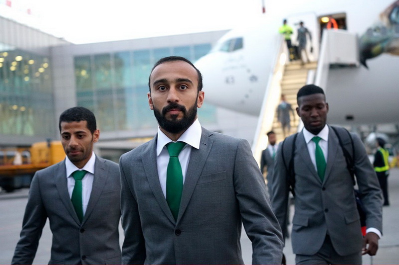موتور هواپیمای تیم فوتبال عربستان آتش گرفت