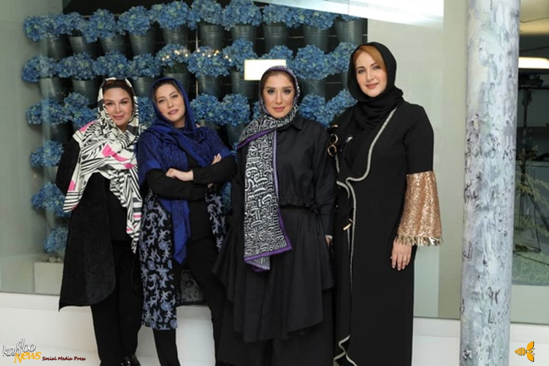 «شام ایرانی» زنان بازیگر در خانه فریبا نادری(عکس)