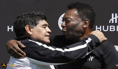 نامه احساسی پله برای مارادونا: دیه‌گو! نتوانستم بگویم «دوستت دارم»
