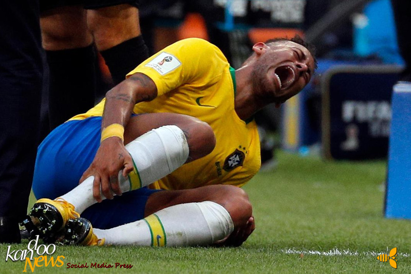 نیمار 14 دقیقه از بازی‌های برزیل را تلف کرد