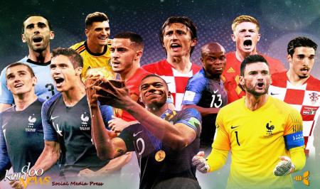 فهرست نهایی برترین‌های جام جهانی 2018 روسیه منتشر شد 
