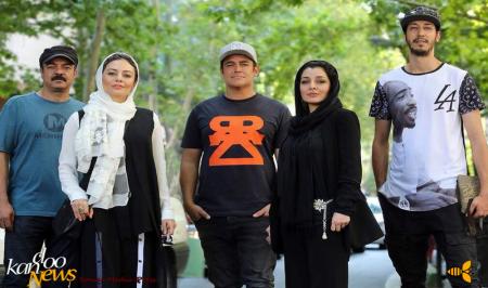 محمدرضا گلزار و ساره بیات در جلسه دور خوانی «رحمان 1400» +ویدئو