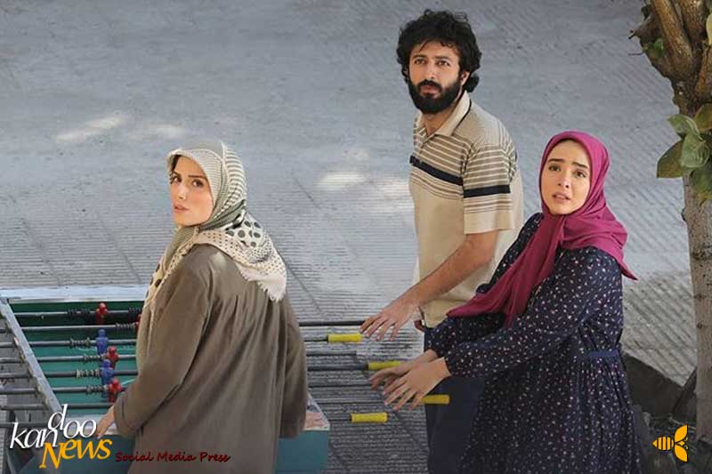نمایی از سریال لحظه گرگ و میش با بازی المیرا دهقانی، حسام محمودی فرید و رها خدایاری