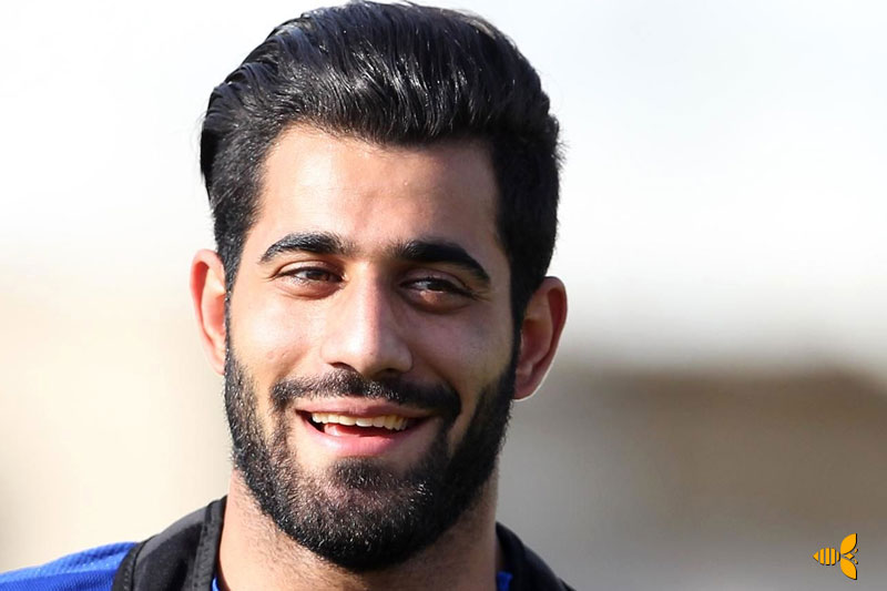 کنعانی زادگان در تمرینات تیم ملی فوتبال ایران در قطر