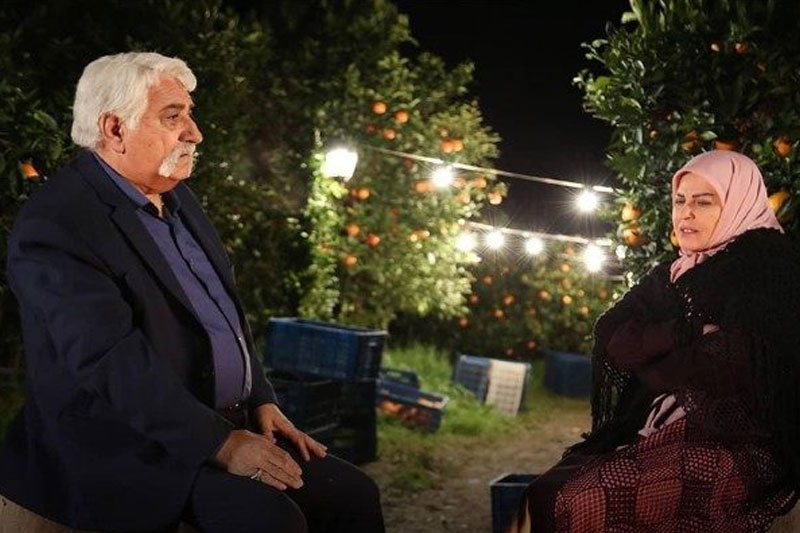 نمایی از سریال ستایش سه با حضور اکرم محمدی و داریوش ارجمند