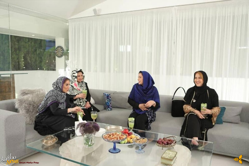 «شام ایرانی» زنان بازیگر در خانه فریبا نادری