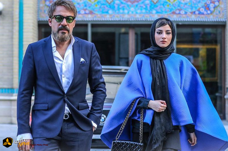 پردیس پورعابدینی و امیر آقایی در نمایی از سریال آقازاده - عکس از محمد دارایی